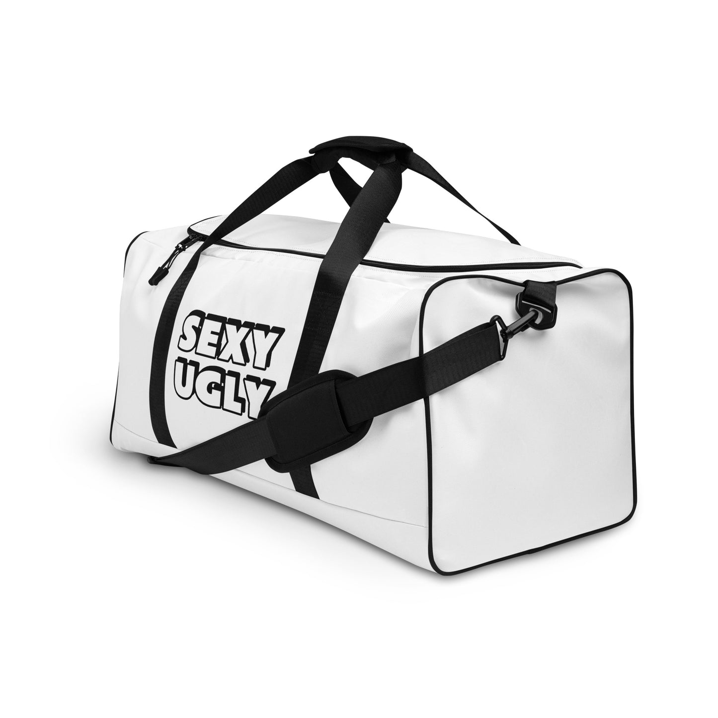 SexyUgly Designer Duffle Bag (White)