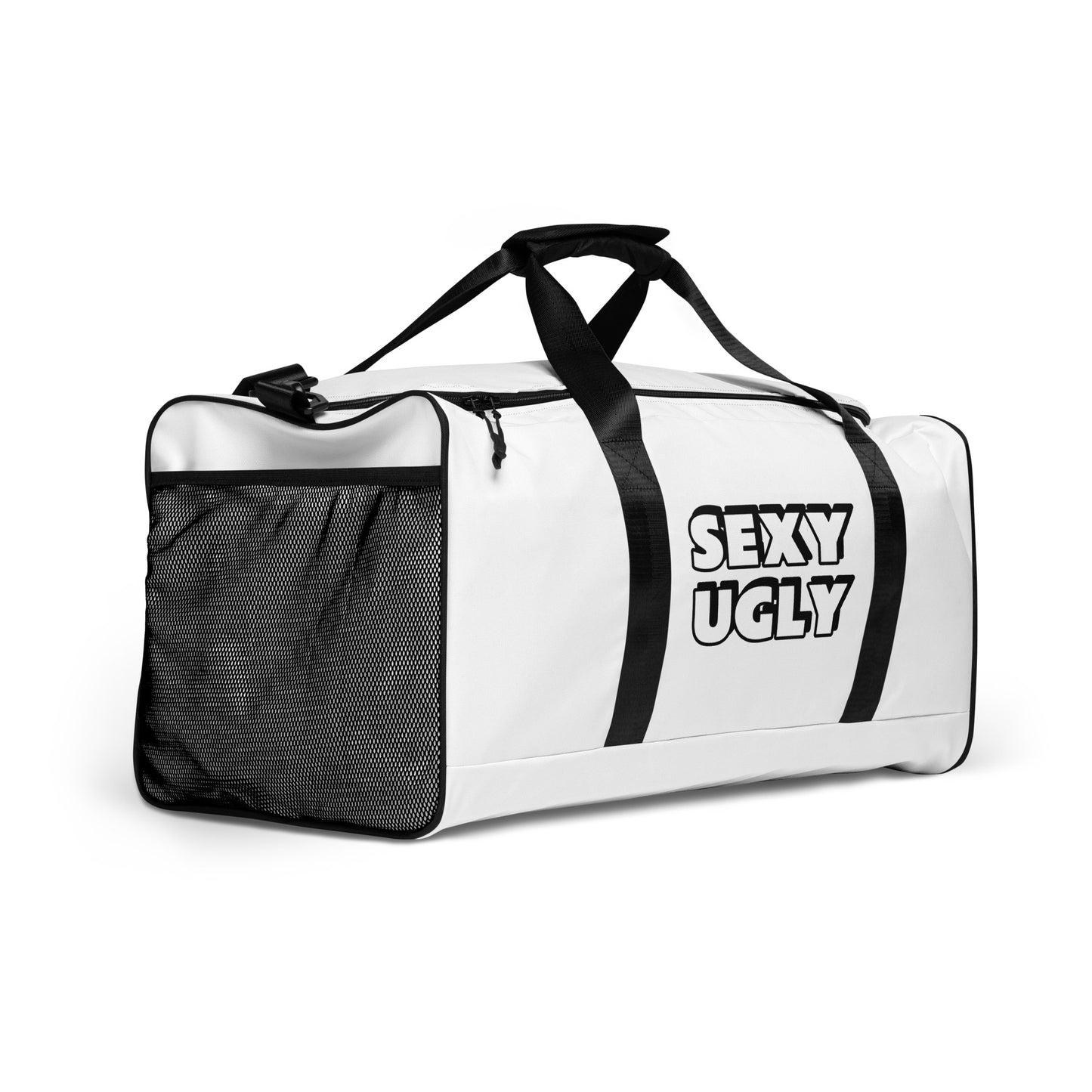 SexyUgly Designer Duffle Bag (White)